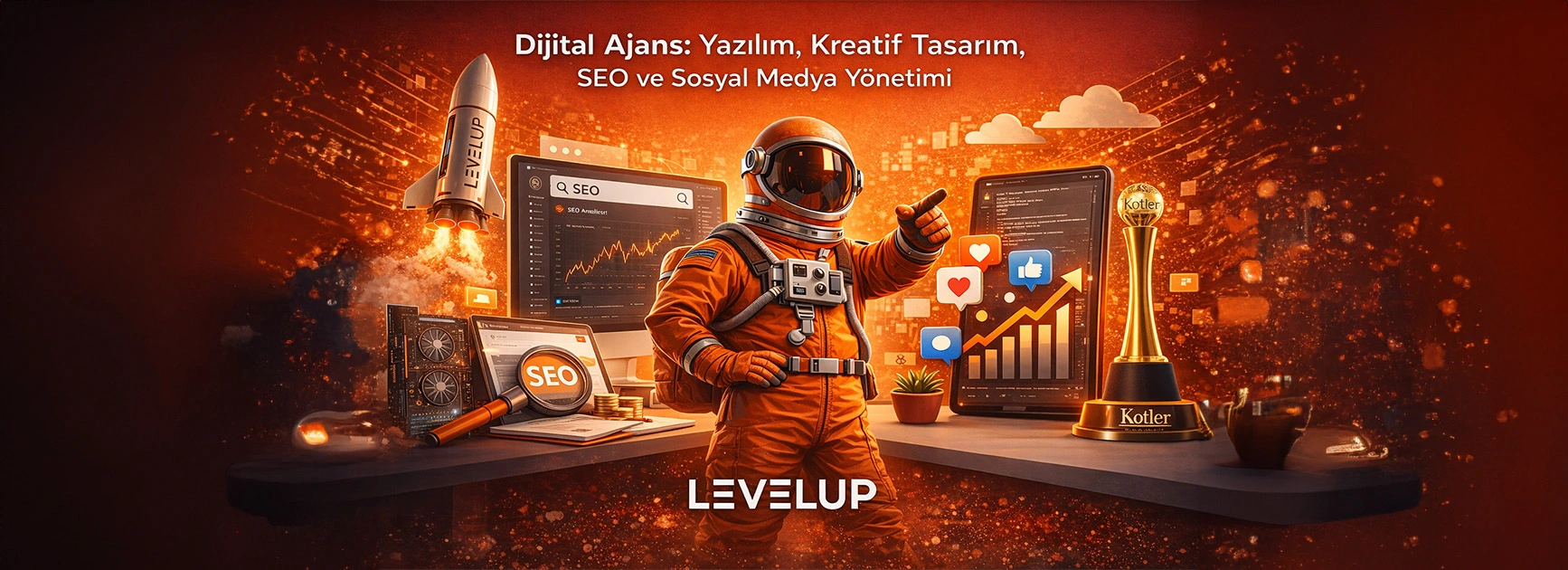 Dijital Ajans: Yazılım, Kreatif Tasarım, SEO ve Sosyal Medya Yönetimi